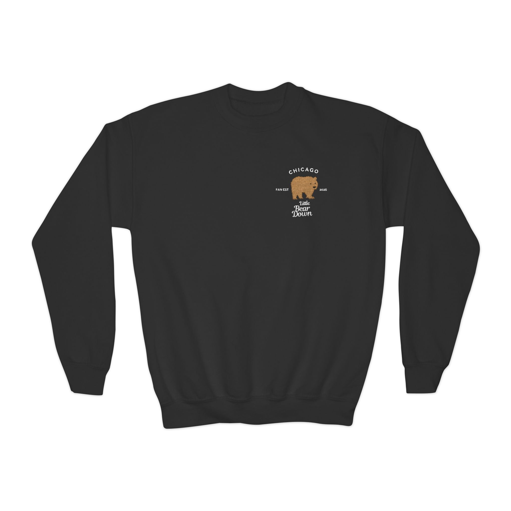 Little Bear Down — Youth Crewneck Sweatshirt