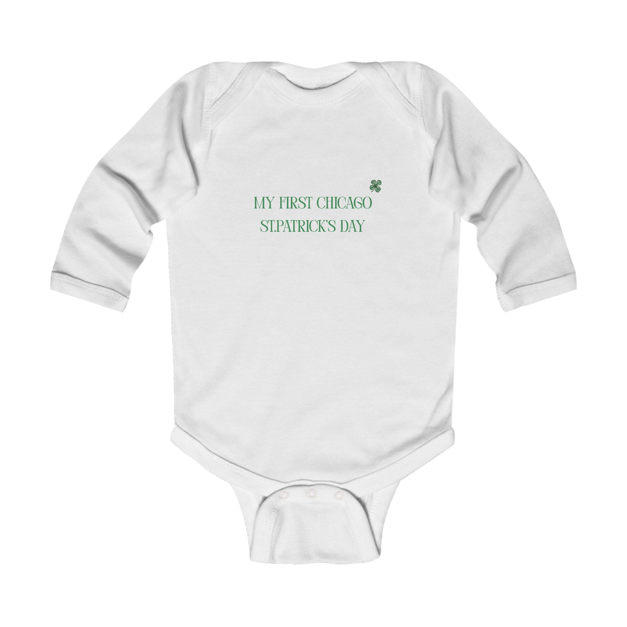 "My First St. Patrick's Day" with Shamrock - Infant Bodysuit