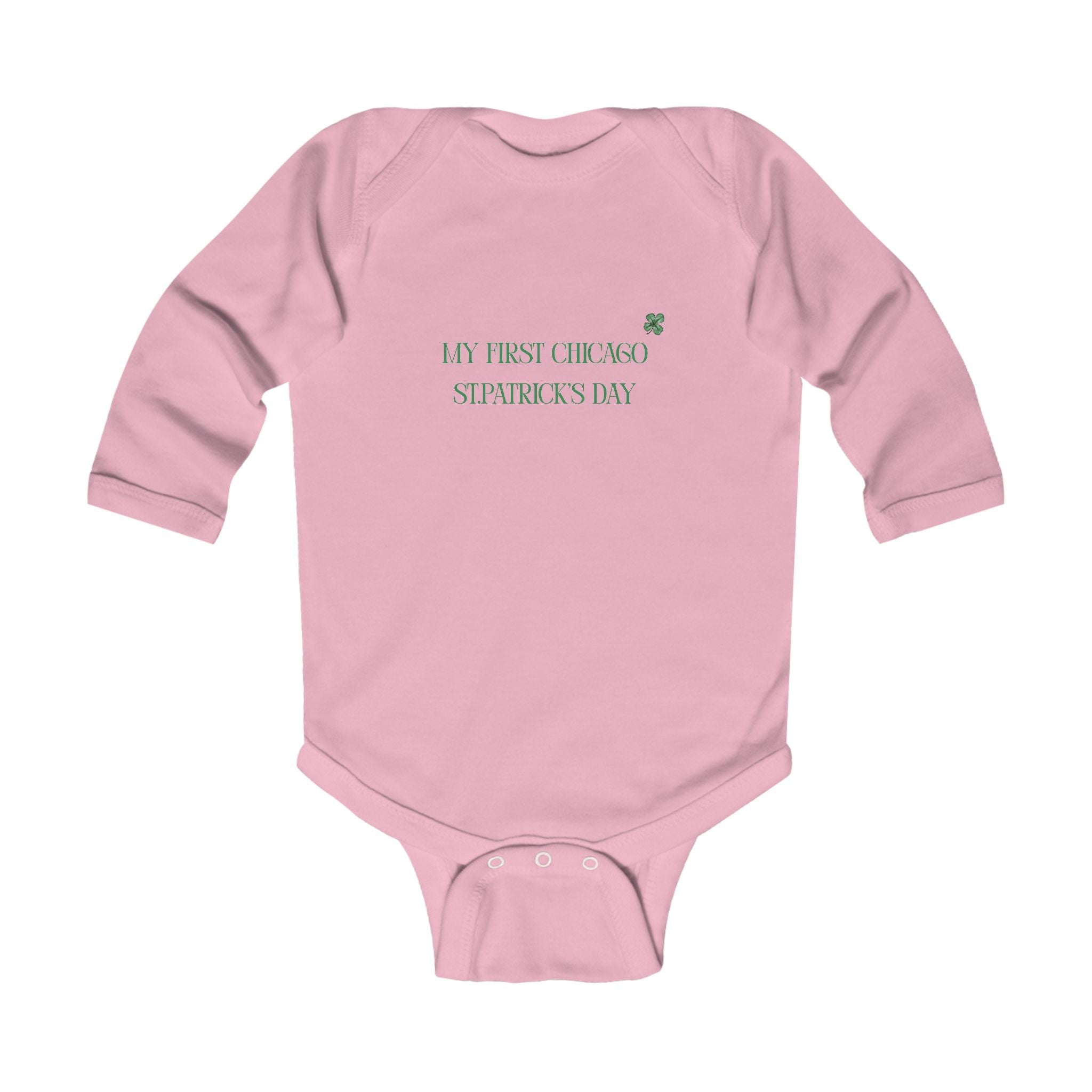 "My First St. Patrick's Day" with Shamrock - Infant Bodysuit