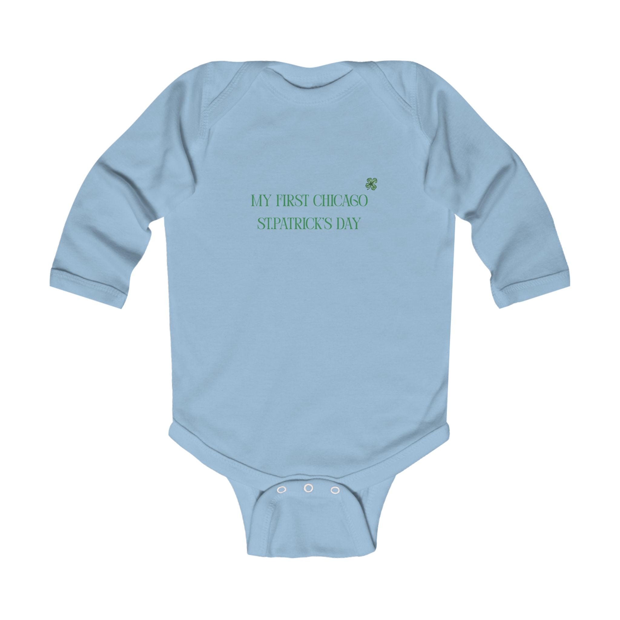 "My First St. Patrick's Day" with Shamrock - Infant Bodysuit