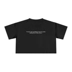 "I’m just a girl, standing in front of a team, asking them to Bear Down." — Crop Tee