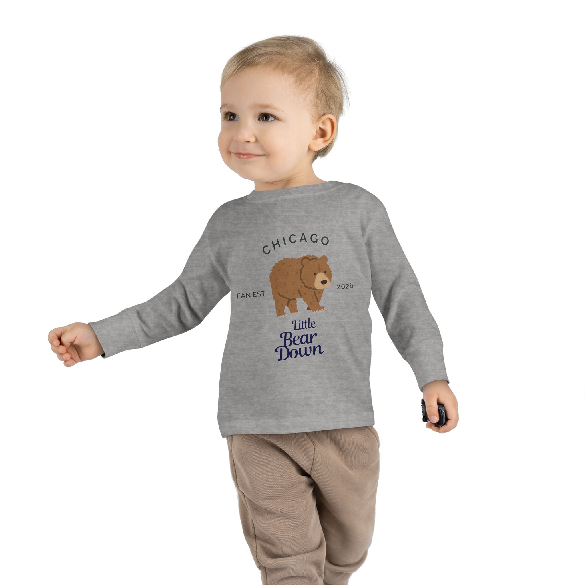 Little Bear Down Toddler Long Sleeve Tee