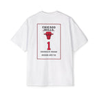 Chicago Bulls Derrick Rose #1 Banner Heavyweight Boxy Tee