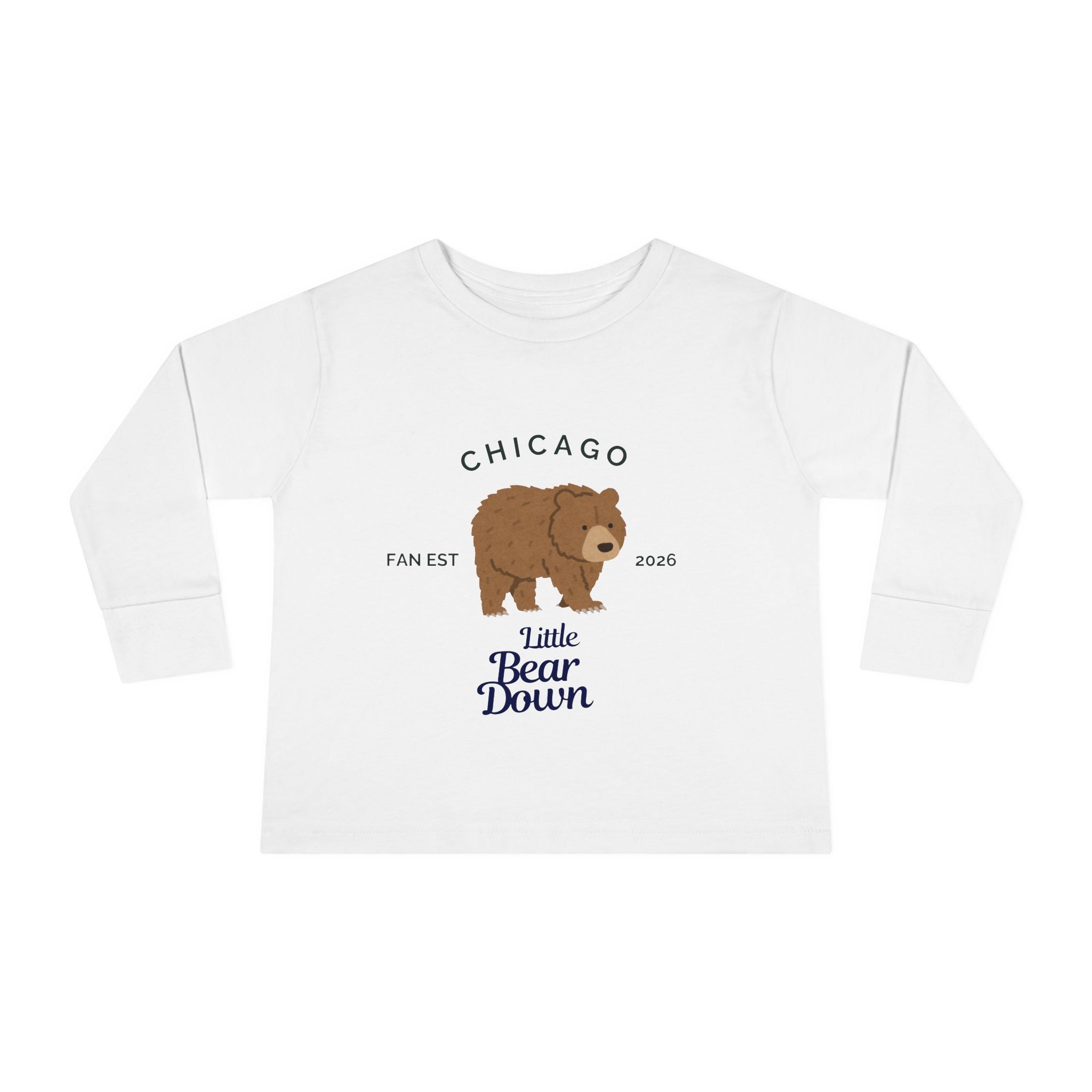 Little Bear Down Toddler Long Sleeve Tee