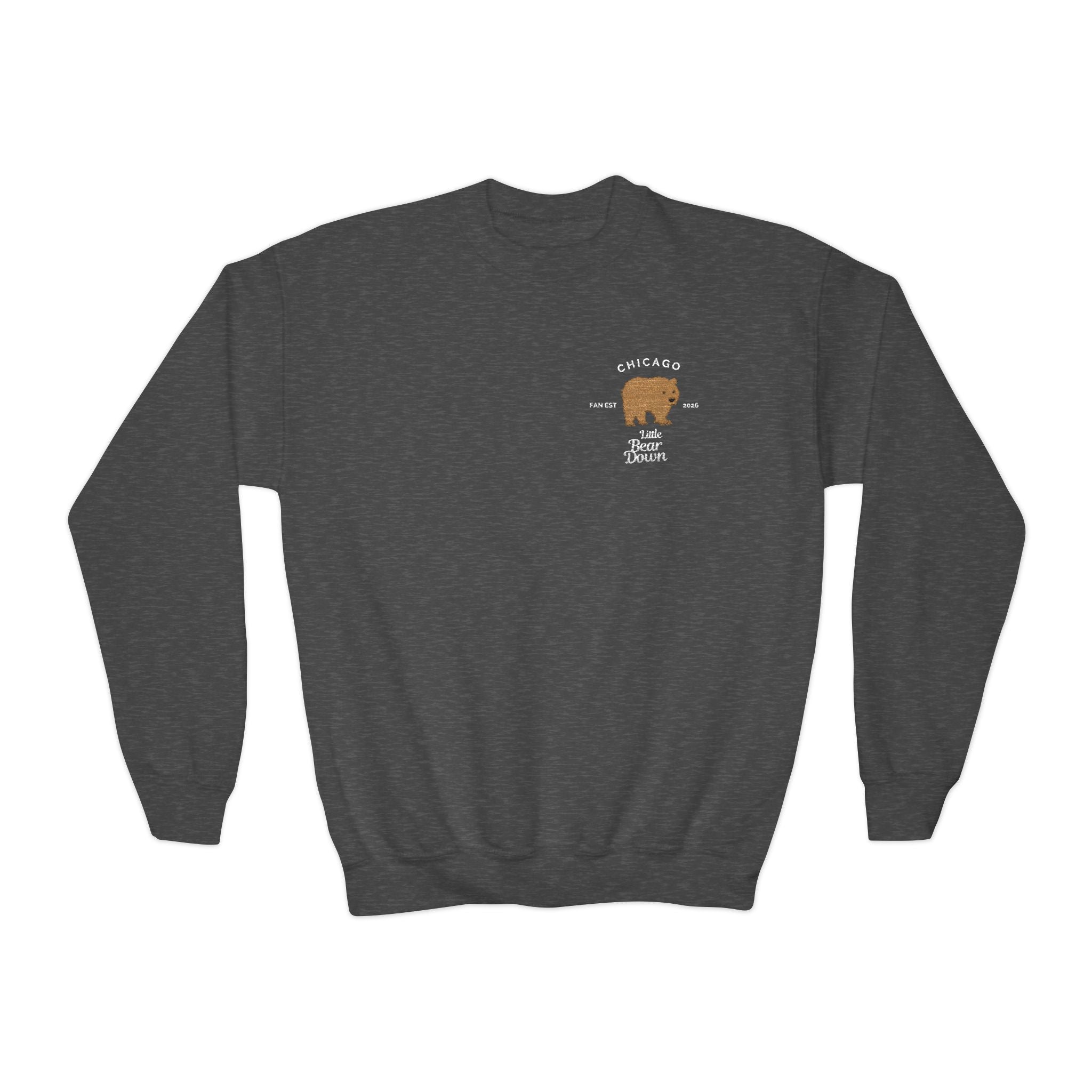 Little Bear Down — Youth Crewneck Sweatshirt
