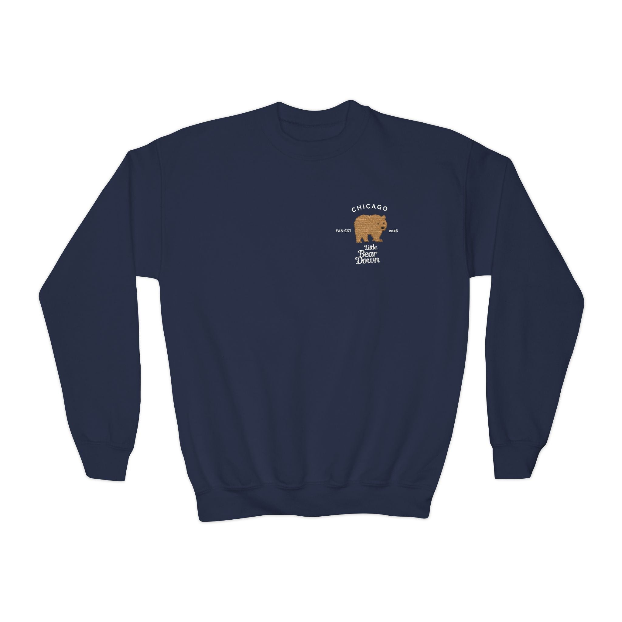 Little Bear Down — Youth Crewneck Sweatshirt