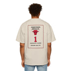 Chicago Bulls Derrick Rose #1 Banner Heavyweight Boxy Tee