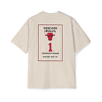 Chicago Bulls Derrick Rose #1 Banner Heavyweight Boxy Tee