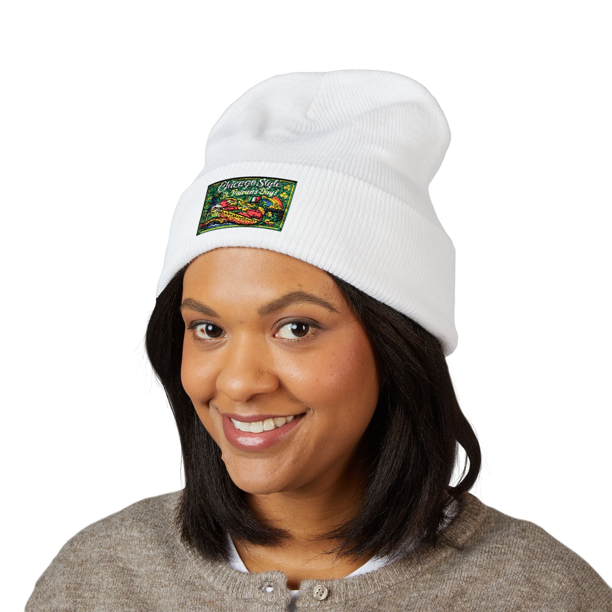 Embroidery Beanie - Chicago Style St.Patrick's Day