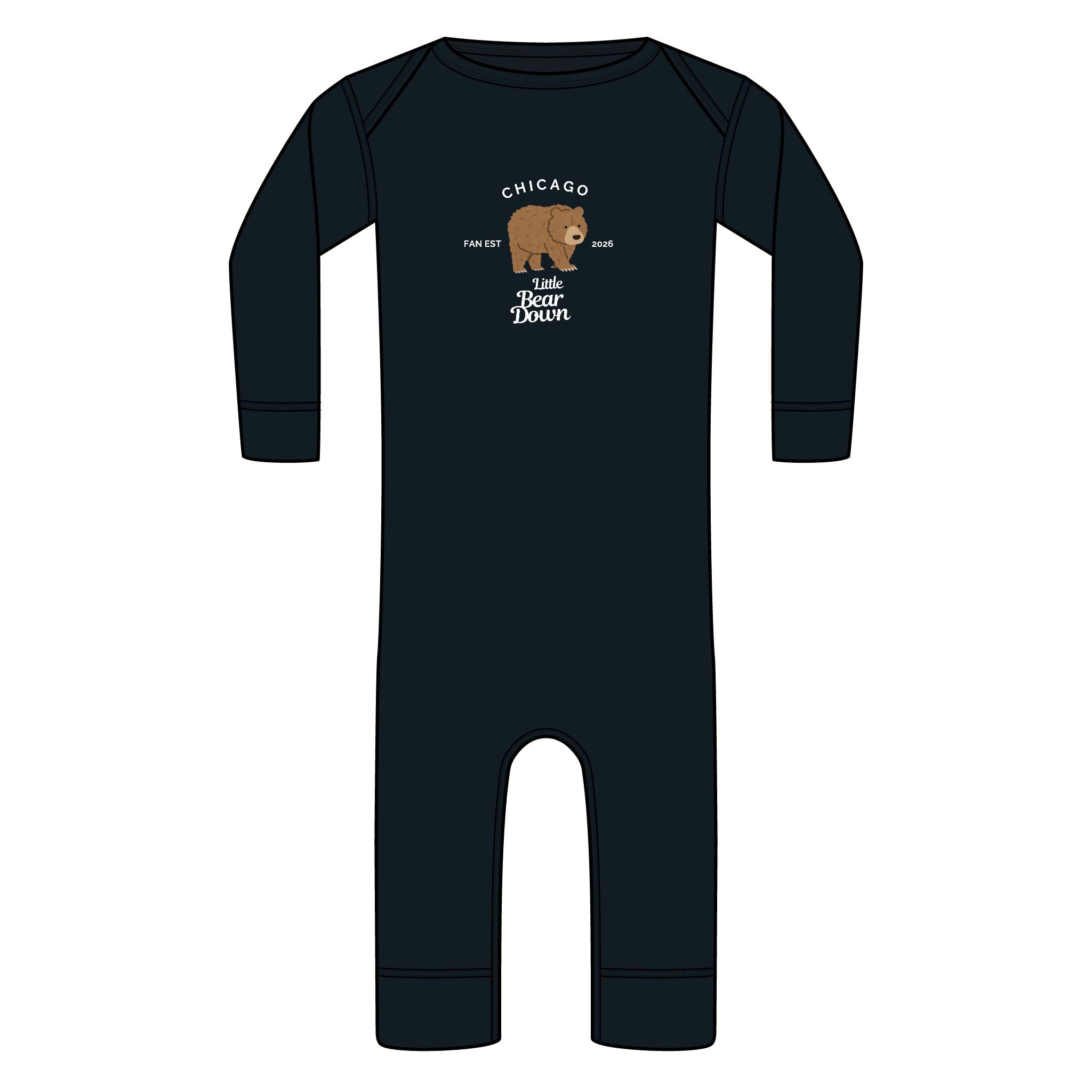 Little Bear Down – Infant Long Leg Bodysuit