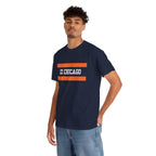 ‘IZ Chicago’ T-Shirt — Retro Stripe Graphic Tee