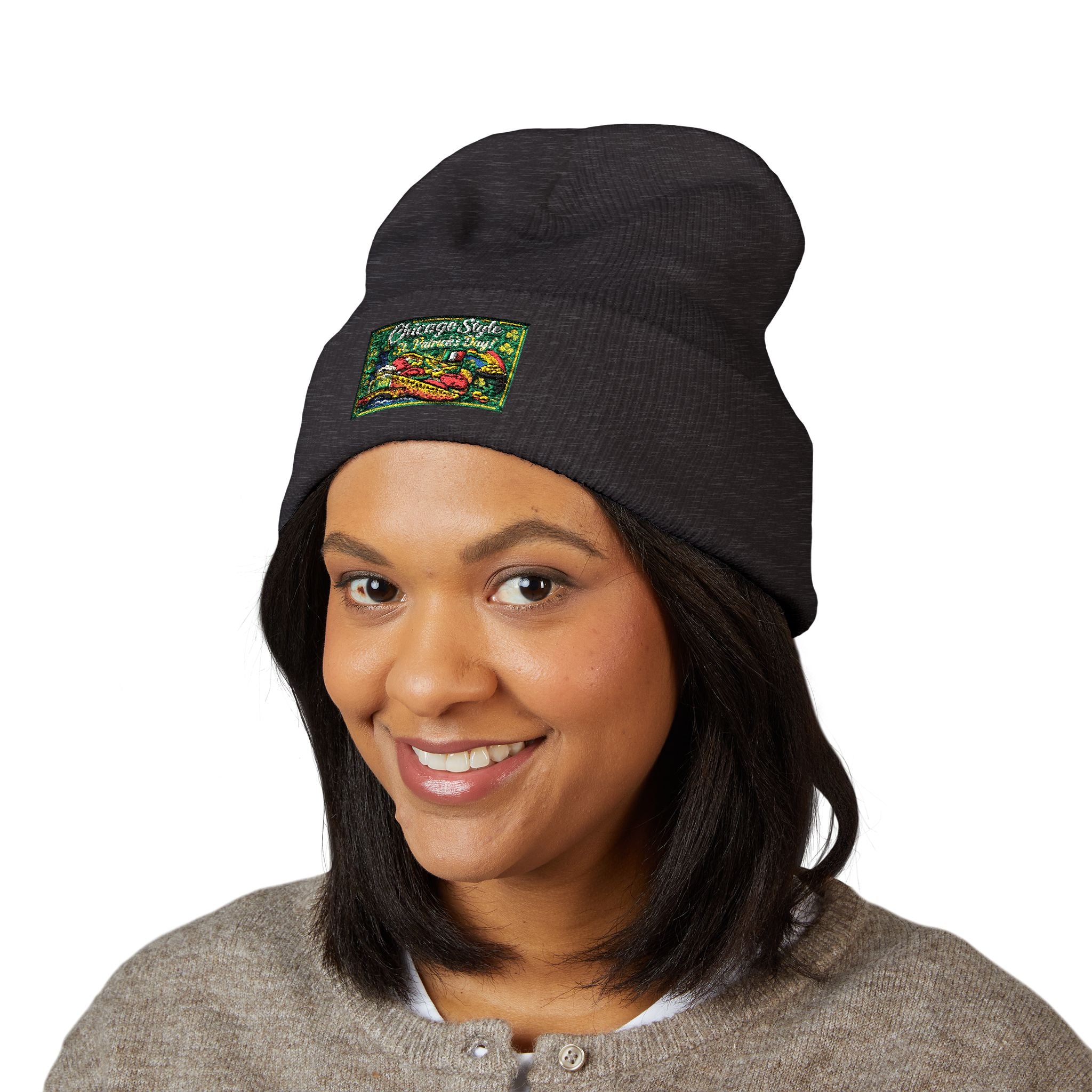 Embroidery Beanie - Chicago Style St.Patrick's Day