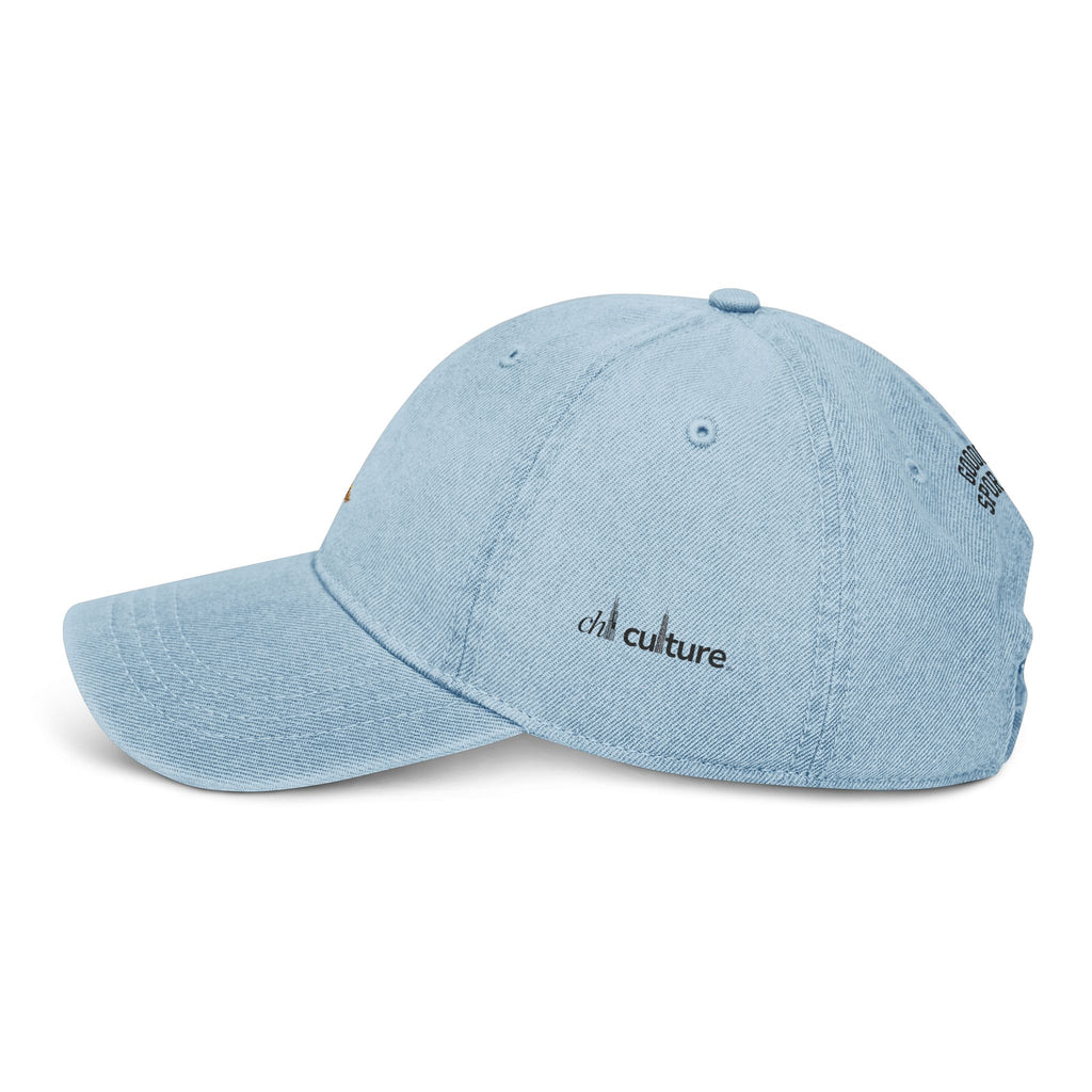 Embroidered Bear Denim Hat — Gooooo Sports!