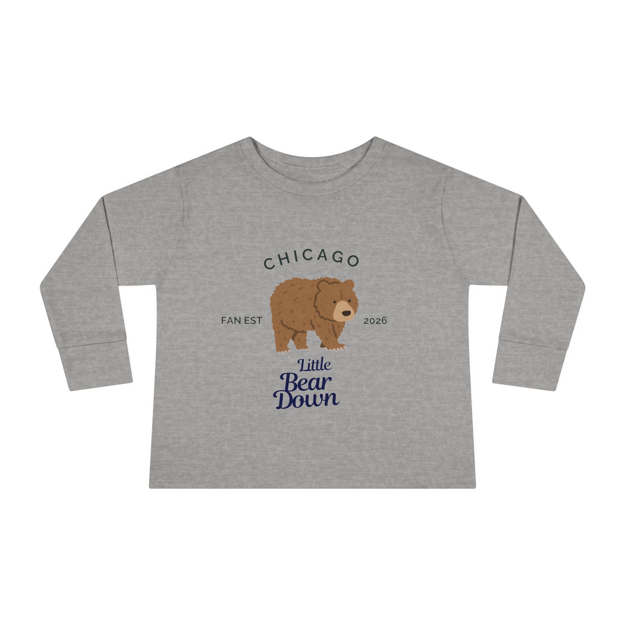 Little Bear Down Toddler Long Sleeve Tee